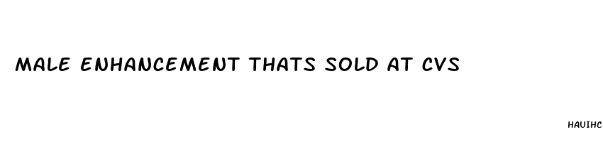 male enhancement thats sold at cvs