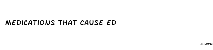 medications that cause ed