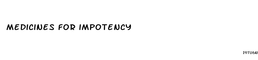 medicines for impotency