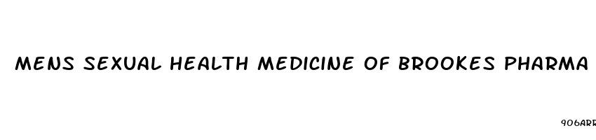 mens sexual health medicine of brookes pharma