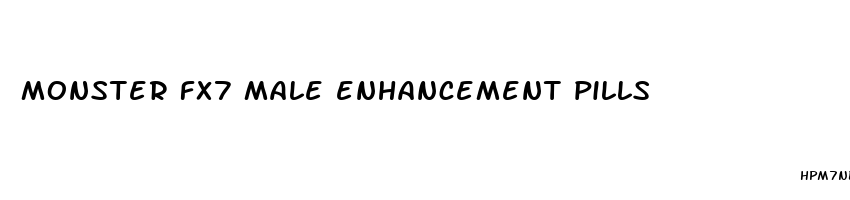 monster fx7 male enhancement pills