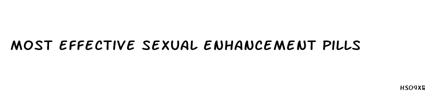 most effective sexual enhancement pills