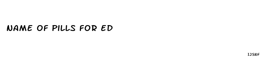 name of pills for ed