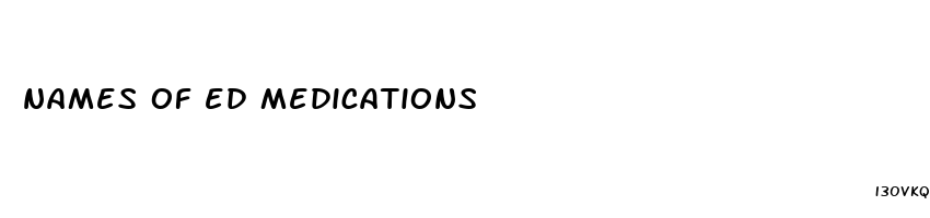names of ed medications