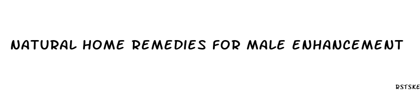 natural home remedies for male enhancement