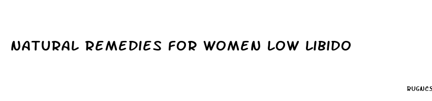 natural remedies for women low libido