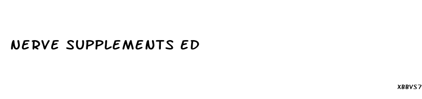 nerve supplements ed