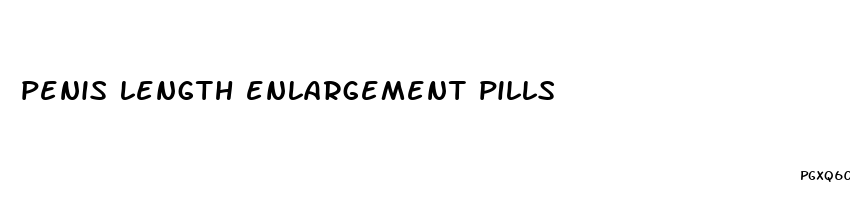 penis length enlargement pills