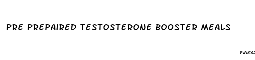 pre prepaired testosterone booster meals