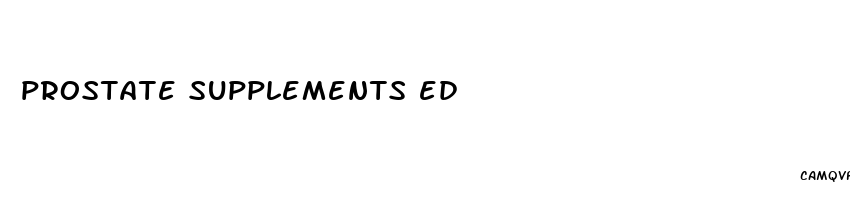 prostate supplements ed
