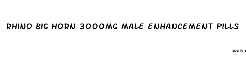 rhino big horn 3000mg male enhancement pills