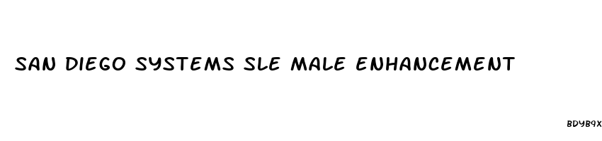 san diego systems sle male enhancement