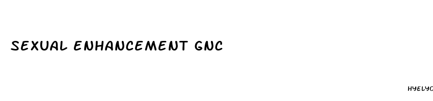 sexual enhancement gnc