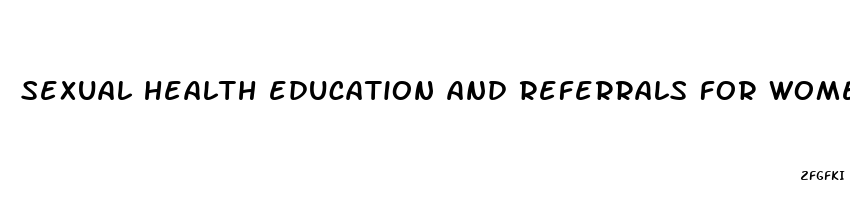 sexual health education and referrals for women in florida