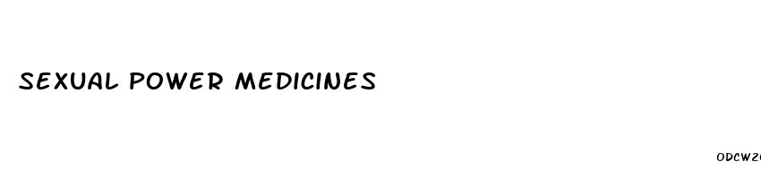 sexual power medicines