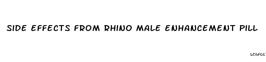 side effects from rhino male enhancement pill