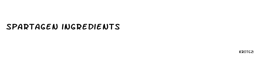 spartagen ingredients