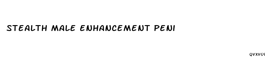 stealth male enhancement peni