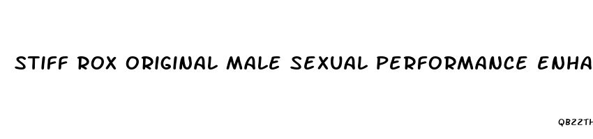 stiff rox original male sexual performance enhancement pills