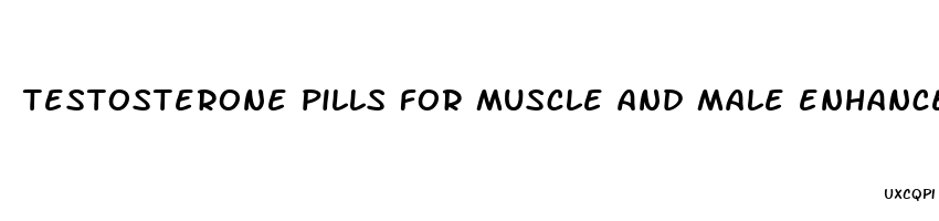 testosterone pills for muscle and male enhancement together in 1