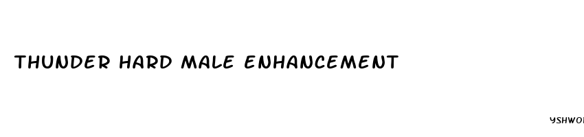 thunder hard male enhancement