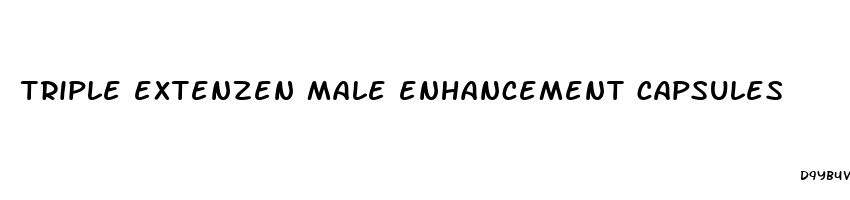 triple extenzen male enhancement capsules