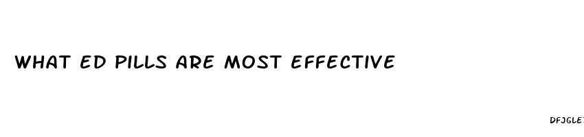 what ed pills are most effective