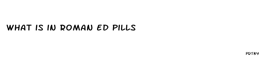 what is in roman ed pills