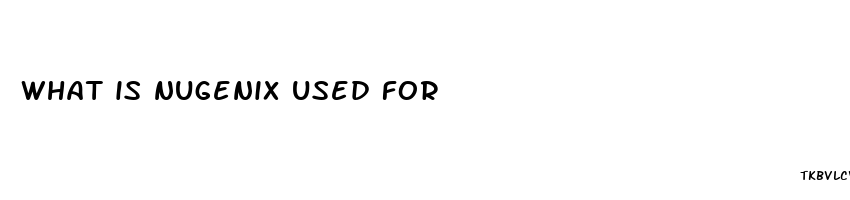 what is nugenix used for