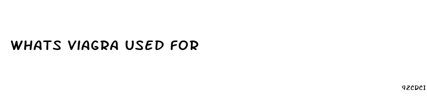 whats viagra used for