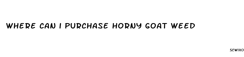 where can i purchase horny goat weed