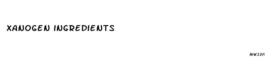 xanogen ingredients
