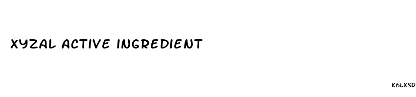 xyzal active ingredient