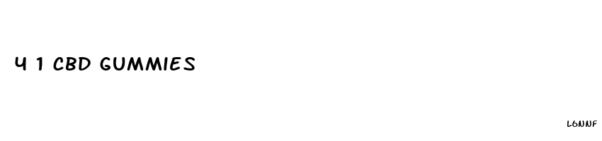 4 1 cbd gummies