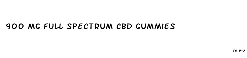 900 mg full spectrum cbd gummies