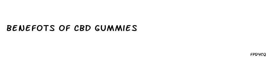 benefots of cbd gummies