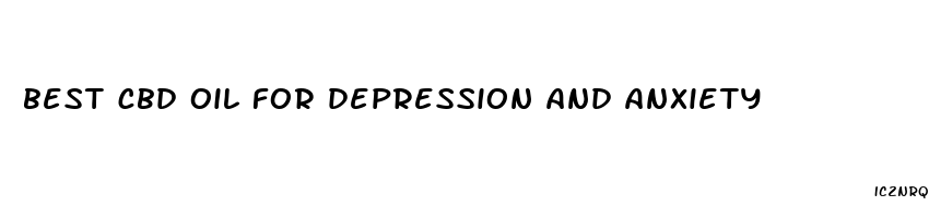 best cbd oil for depression and anxiety