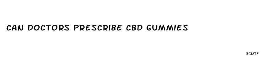 can doctors prescribe cbd gummies