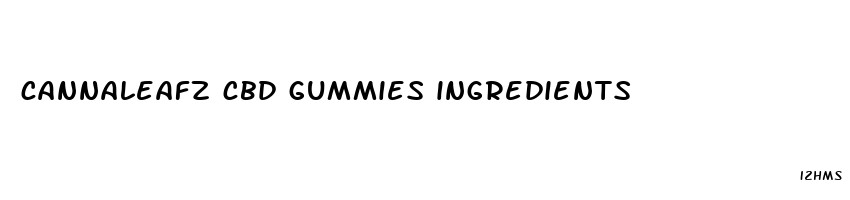 cannaleafz cbd gummies ingredients