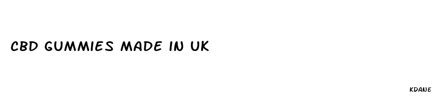 cbd gummies made in uk