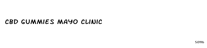 cbd gummies mayo clinic