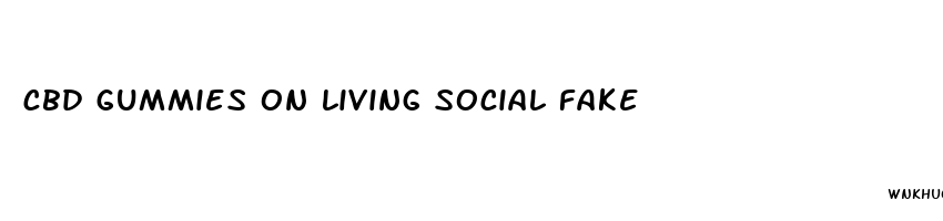 cbd gummies on living social fake