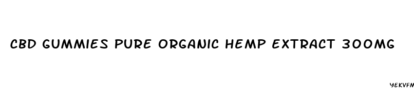 cbd gummies pure organic hemp extract 300mg