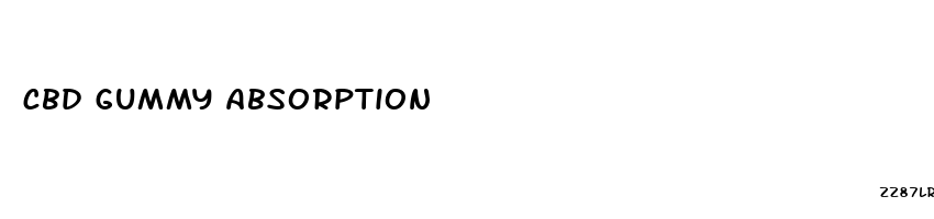 cbd gummy absorption