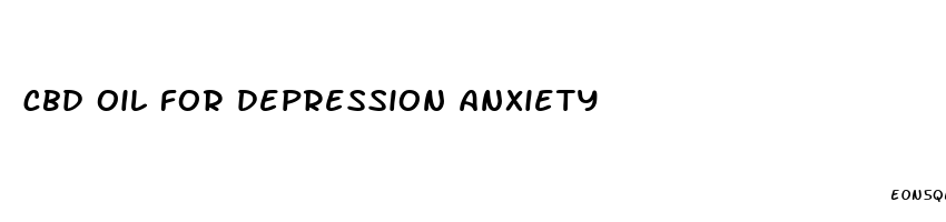 cbd oil for depression anxiety