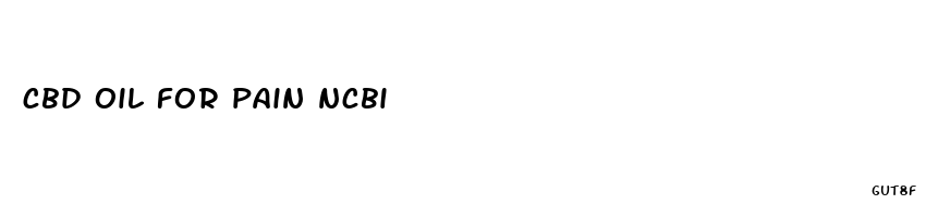 cbd oil for pain ncbi