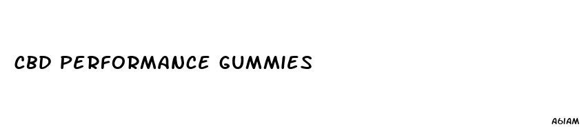 cbd performance gummies