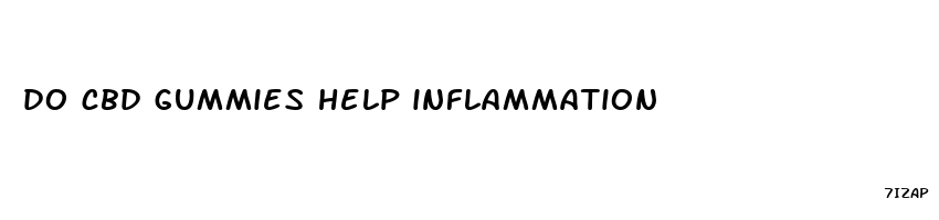 do cbd gummies help inflammation