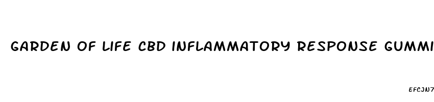 garden of life cbd inflammatory response gummies