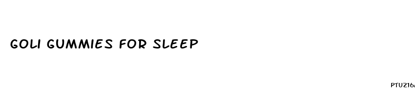 goli gummies for sleep